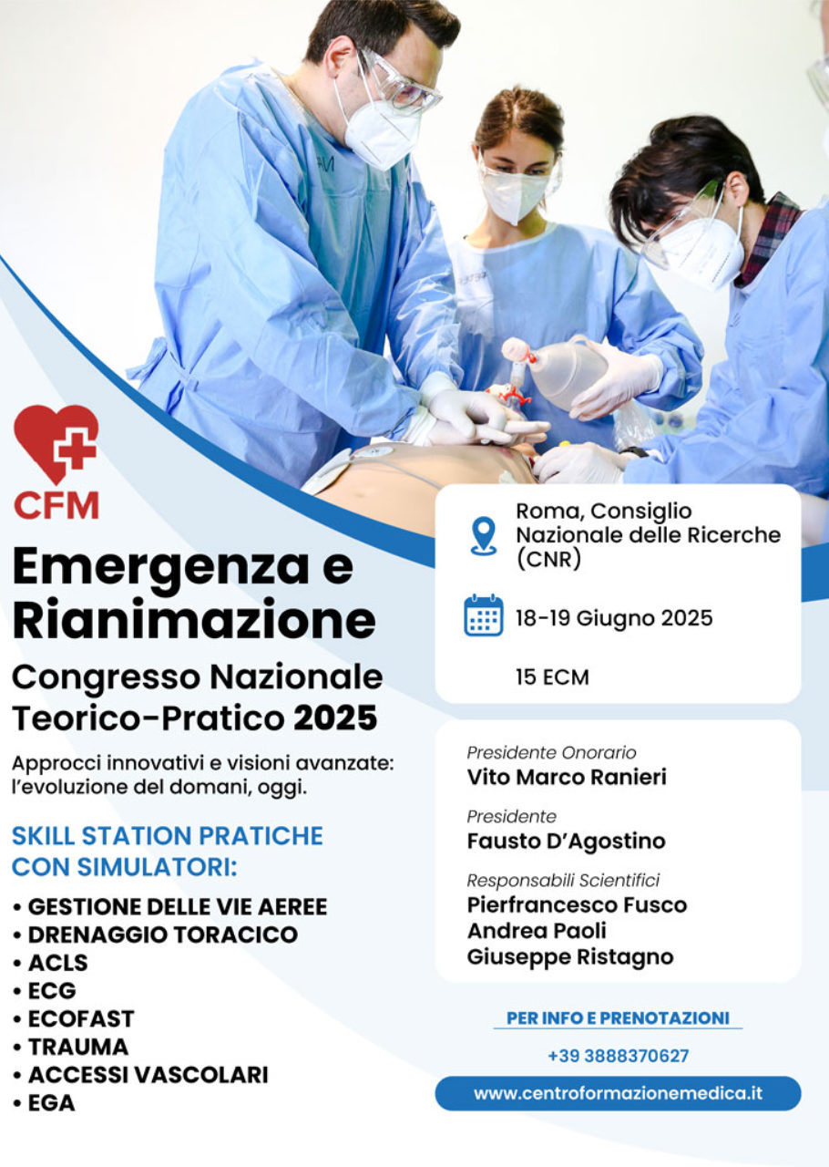 Pratico Emergenza e Rianimazione Congresso Nazionale Teorico-Pratico - Roma - 18-06-2025