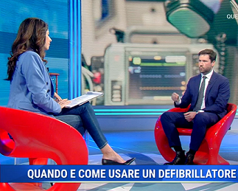 Il defibrillatore, uno strumento salvavita nel programma televisivo “Elisir”